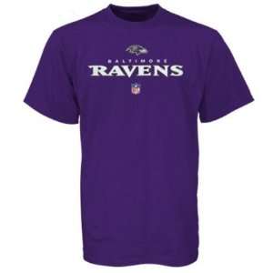  Baltimore Ravens NFL Youth Wordmark Sideline T Shirt 