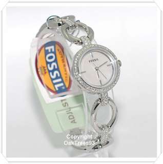 FOSSIL WOMENS PEARLY DAIL STEEL WATCH ES2843  