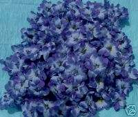 New silk larkspur blossom blue lavender wedding flowers  