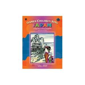  Games Children Sing Japan   Book/CD 