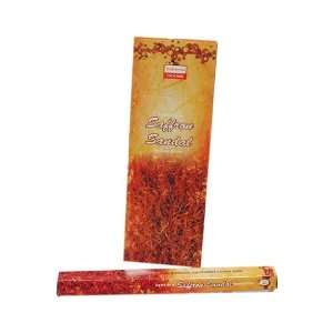    Saffron Sandal   120 Sticks Box   Darshan Incense