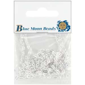  Blue Moon Neck Chain with Spring Ring, 18 Inch, 2/Pkg 
