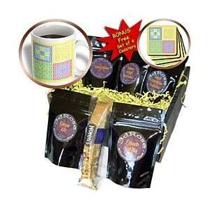 Dezine01 Graphics Retro   Retro Tile Pastel   Coffee Gift Baskets 