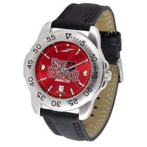 Arkansas State University Indians Sport Leather Band Anochrome   Mens