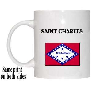  US State Flag   SAINT CHARLES, Arkansas (AR) Mug 
