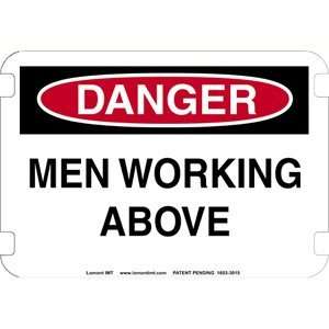 10 x 14 Standard Danger Signs  Men Working Above  