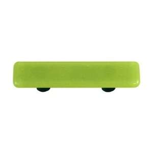   Solids Cabinet Pull in Olive Green Post Color Black