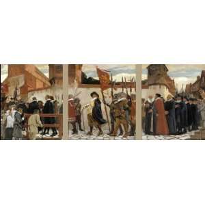 FRAMED oil paintings   Albert Edelfelt   24 x 8 inches   Turku  