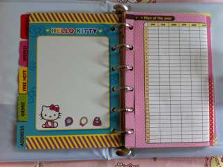   Hello Kitty Refill Schedule Book Datebook Diary Book Planner B  
