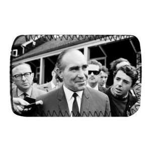  Sir Alf Ramsey speaking to the press on the   Protective 