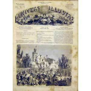    Emperor Algiers Africa Alger French Print 1865