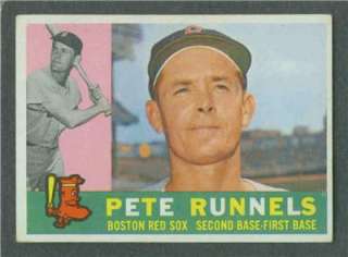 1960 Topps #15 Pete Runnels (Red Sox) Ex  