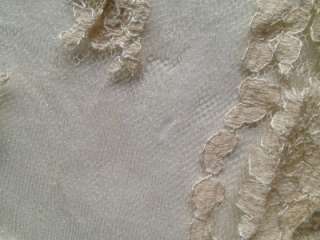 Antique Vintage Net Lace, Tambour Table Runner,Table Cover  
