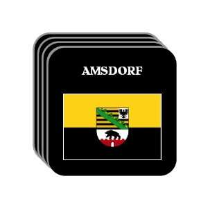  Saxony Anhalt   AMSDORF Set of 4 Mini Mousepad Coasters 