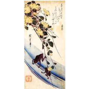  Hand Made Oil Reproduction   Ando Hiroshige   32 x 68 