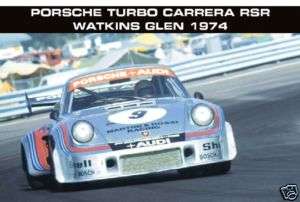 Porsche 911 RSR Turbo Martini Watkins Glen 1974 Poster  