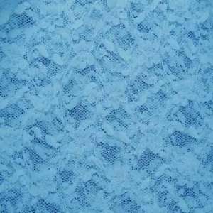 Nylon Stretch Lace Fabric Tropical Turquoise 