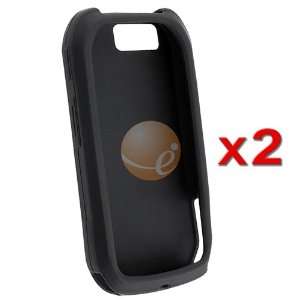   Black Silicone Skin Case for Motorola i1 / Opus One Electronics