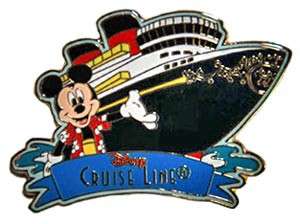 Disney Cruise Line Pin ~ Mickey Mouse & Ship DCL ~ RARE  
