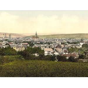   Poster   General view Naumburg on the Saale Saxony Germany 24 X 18.5