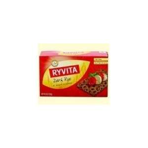 Ryvita Crisp Bread Tasty Dark Rye Crispbread 8.8 oz. (Pack of 10 