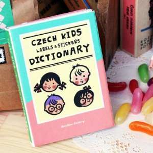    Czech Kids Labels & Stickers Dictionary  Arts, Crafts & Sewing