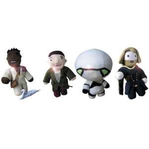  Marvin, Zaphoid, Arthur Dent, and Ford 8 inch Plush Set 