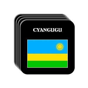  Rwanda   CYANGUGU Set of 4 Mini Mousepad Coasters 