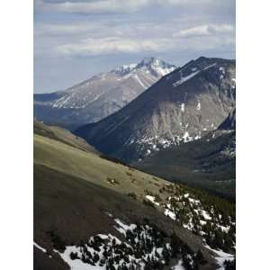 com Longs Peak Seen from Trail Ridge Road in Rocky Mountain National 