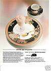 1982 FITZ & FLOYD DINNERWARE CLOISONNE PEONY Print Ad