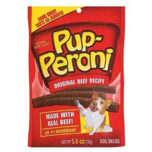  DEL MONTE FOODS 5.6 Oz Pup Peroni Original Beef Dog Snacks 