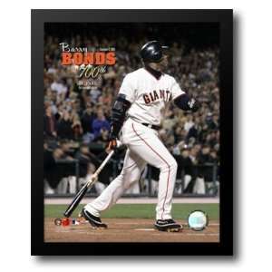  Barry Bonds 700th Home Run (#1)/ swing 12x14 Framed Art 