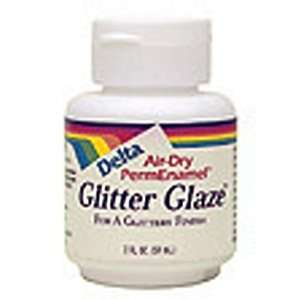  Delta PermEnamel Glitter Glaze 2 oz. Arts, Crafts 