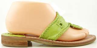 JACK ROGERS Palm Beach Lime Green Navajo Womens Designer Shoes Thongs 