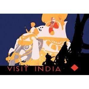  Vintage Art Visit India   01316 8