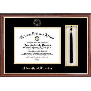   Cowboys   Embossed Seal   Tassel Box   Mahogany   Diploma Frame