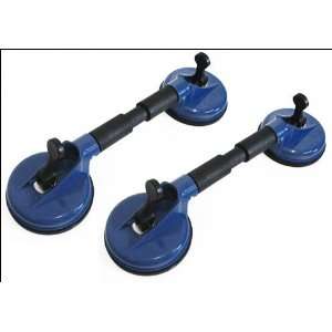    Pair of 4 1/2 in Swivel Head Double Suction Cups