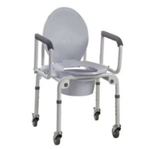  Drive Steel Drop Arm Wheeled Commode Health & Personal 