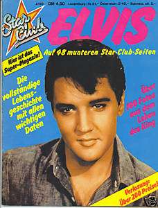 Elvis Presley Star ClubMagazine(GERMANY)  