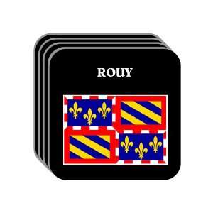  Bourgogne (Burgundy)   ROUY Set of 4 Mini Mousepad 