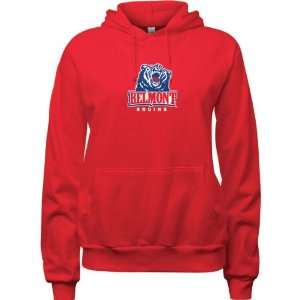  Belmont Bruins Red Womens Logo Hooded Sweatshirt Sports 