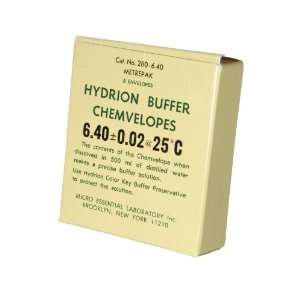   Essential Lab 280 6.40 Hydrion pH Buffer Powder, 6.40 pH (Case of 5