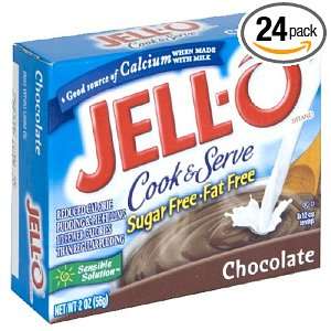 Jell O Cook & Serve Pudding & Pie Filling, Sugar Free, Chocolate, 2 