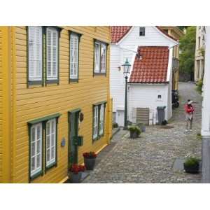  Wooden Buildings in the Old Town District, Bergen City 