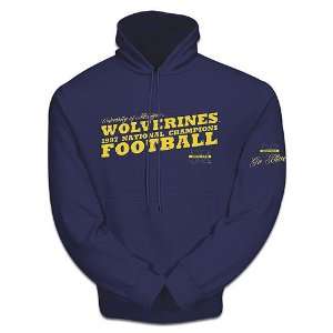  Michigan Wolverines NCAA 1997 10 oz. Hooded Sweatshirt 
