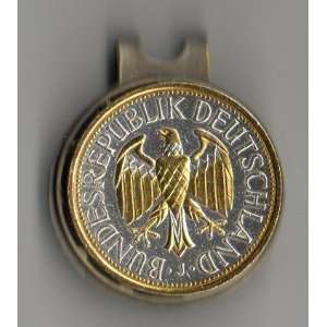 Gorgeous 2 Toned Gold & Silver German Eagle Coin   Golf Ball Marker 