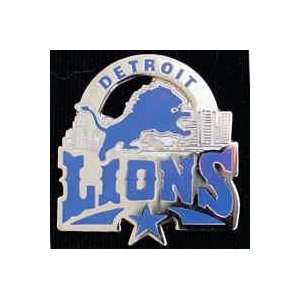  Glossy NFL Team Pin   Detroit Lions
