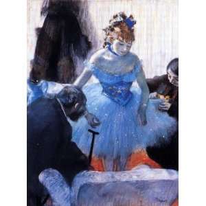  Oil Painting Dancers Dressing Room Edgar Degas Hand 