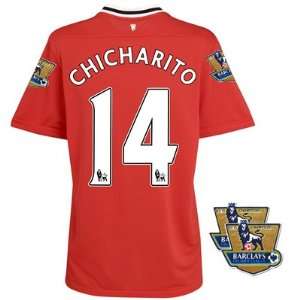  Chicharito Manchester United Soccer Jersey Football Shirt 