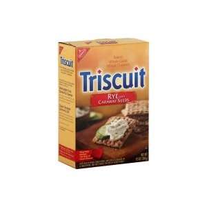  Triscuit Crackers, Baked, Wheat, Rye, with Caraway Seeds,9 